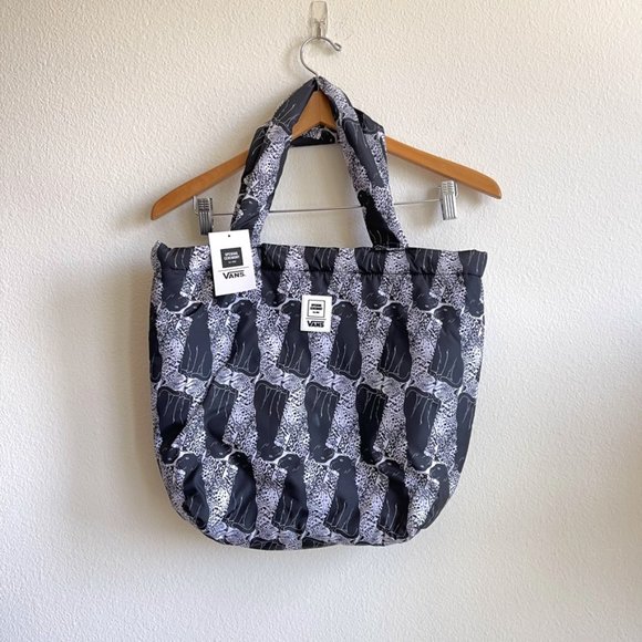 Vans Handbags - Vans Opening Ceremony Puff Tote Bag Black White